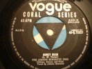VERY RARE JOHNNY BURNETTE TRIO ORIGINAL VOGUE HONEY HUSH VG++
