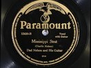 78 RPM --  Dad Nelson and His Guitar, Paramount 12430, EE+