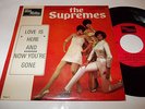 THE SUPREMES love is here and now +3 EP 45 DIANA ROSS TAMLA MOTOWN French PS 7''