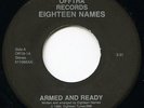EIGHTEEN NAMES ARMED & READY 1986 PITTSBURGH ROCKERS PRIVATE LABEL ROCK 45 ?