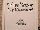 Doppel-LP: TON STEINE SCHERBEN: Keine Macht für Niemand (David Volksmund 1972)