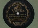 78 RPM Leo Reisman/Isham Jones Victor 24407 in V+/V