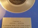 Silver record disc  twenty 4 seven