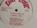 ADMIRAL TIBET - VICTIM OF BABYLON - LIVE and LOVE Press  DIGI KILLER 12