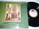 CESAR FRANCK - SYMPHONY IN D MINOR, ASD 408, CREAM/GOLD, HMV, SILVESTRI,  EX.