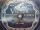 (R) LES LOUPS(OSCAR ALEMAN) Guitar 78rpm Argentine Victor 47006 Chiquita/Vividor