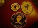 THREE SCARCE  OLD NORTHERN SOUL PATCHES-GOOD CONDITION