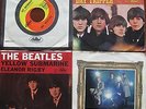 BEATLES 45's RECORDS STRAWBERRY FIELDS,WE CAN WORK IT OUT, YELLOW SUBMARINE, etc