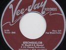 Sheriff & the Ravels - Shombalor / Lonely One - Vee Jay306