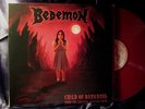 BEDEMON-Child of Darkness Red Vinyl LP Autographed/Hand-numbered Pentagram doom