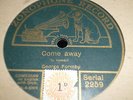 GEORGE FORMBY Comedian Come away / Lancashire Scotchman 78 ZONOPHONE 2259