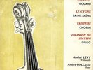 EP 45 rpm André Lévy cello André Collard piano  Godard Chopin  rare french Lumen