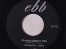 HOLLYWOOD FLAMES: Frankenstein's Den / Strollin' On The Beach 45 rare Vocal Gro