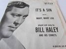 BILL HALEY & COMETS DECCA LABLE  WITH CO SLEEVE MARY,MARY LOU B/W IT'S A SIN