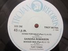 SANDRA ROBINSON-SENSI FOR SALE/DUB+3 OTHER TRACKS.ORIGINAL TROJAN 1985.EX.CON.