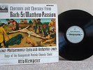SAX 2525 BACH - CHORUSES AND CHORALES FROM ST. MATTHEW PASSION, KLEMPERER