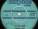 COXSONE | RIGHTEOUS FLAMES - YOU DON'T KNOW | 1968 