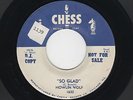 '56 CHESS Rockin' Blues HOWLIN WOLF So Glad/I Asked For Water #1632 M- DJ HEAR