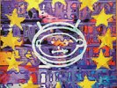 U2 zooropa LP NEAR MINT Island ORIGINAL with Printed Inner sleeve + Insert Spain