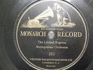 Victor Monarch 78 RPM # 282 Metropolitan Orchestra Limited Express   1 sided 