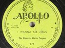 Hear Black Gospel 78 The Roberta Martin Singers - I Wanna See Jesus / Let God A