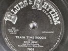 Hear R&B 78 King Gene - Train Time Boogie / Great Big Pretty Legs On Blues & Rh