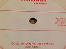 JAH STITCH . COOL DOWN YOUR TEMPER / MIGHTY MAFIA ML003 MILITANT EX+