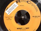 R&B/SOUL/POPCORN 45 Louis Jordan What I Say b/w Old Age (TRC) HEAR