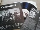 DESTRUCTORS Armageddon In Action LP hardcore punk oi kbd RADICAL CHANGE UK 1984