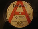 SMALL FACES AFTERGLOW OF YOUR LOVE-WHAM BAM THANK YOU MAN  2 SIDED DEMO 1968