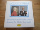 MOZART BOHM Symphonien Konzerte f. Bläser / Klavier Serenaden 25 LP box DGG