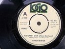 CHINA BURTON, YOU DON'T CARE (About Our Love)Ultra RARE Logo GO354-7