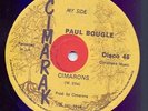 CIMARONS: PAUL BOOGLE. BLACK ARK. CIMARK DISCO 45