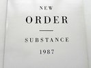 RARE SCARCE NEW ORDER SUBSTANCE GENUINE 1987 FIRST PRESSING STUNNING