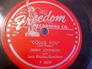 Jimmy Johnson -ROCKABILLY-EX AUDIO & SHELLAC -Salt Your Pillow Down-Freedom 5009