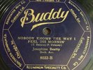 Buddy 8022 Alberta Hunter Louis Armstrong Sidney Bechet Nobody Knows Blues 78 