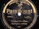 PARAMOUNT 12692 - BLIND LEMON JEFFERSON - CHRISTMAS EVE BLUES - VG-