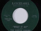 Northern Soul/Funk 45 CURTIS LIGGINS INDICATIONS What It Is? KAYCEE SOUL HEAR NM