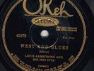 320. - Louis Armstrong Hot Five - West End Blues & Fireworks - Okeh 41078