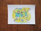 autocollant asse saint étienne allez les verts les pieds nickeles  la coupe 1976