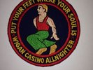 ORIGINAL NORTHERN SOUL PATCH-WIGAN CASINO PUT YOUR FEET WHERE YOUR SOUL-