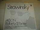 LP WERGO - STRAVINSKY Agon, Ballet für 12 Tänzer  HANS ROSBAUD, + booklet