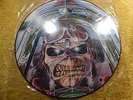 IRON MAIDEN aces high + number of the beast live  Picture Disc  12
