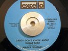 Soul/Funk 45 Marva Whitney Daddy Don't Know About My Sugar Bear EXCELLO EX