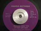 Miami Soul/Funk 45 Joey Gilmore - Somebody Done Took My Baby And Gone SAADIA EX