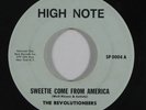 Reggae 45 REVOLUTIONEERS Sweetie Come From America on High Note VG++