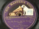 78rpm JOHN McCORMACK say au revoir but not goodbye , single side