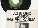 John Lennon Instant Karma/Who Has Seen The Wind Apple Records 45 w/PS