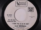 ELLIE GREENWICH: I Want You To Be My Baby / Goodnight, Goodnight 45 (dj) rare S