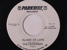 DEFENDERS: Island Of Love / I Laughed So Hard 45 (dj) rare Vocal Groups